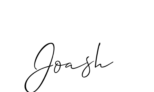 Also we have Joash name is the best signature style. Create professional handwritten signature collection using Allison_Script autograph style. Joash signature style 2 images and pictures png