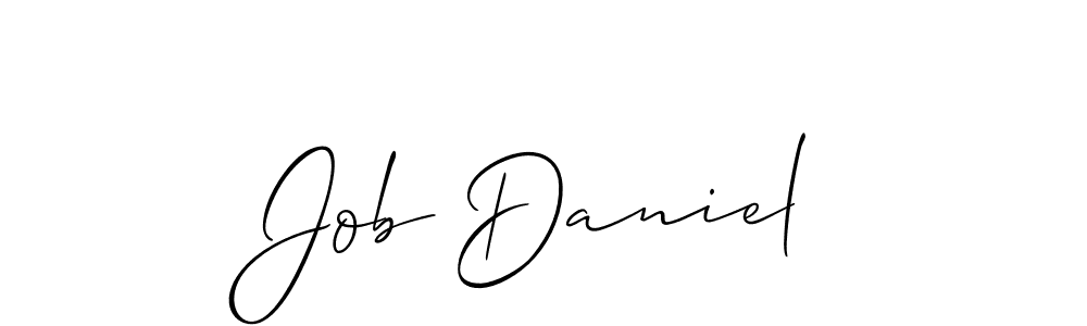 Best and Professional Signature Style for Job Daniel. Allison_Script Best Signature Style Collection. Job Daniel signature style 2 images and pictures png