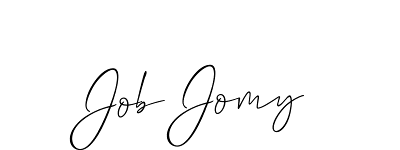 It looks lik you need a new signature style for name Job Jomy. Design unique handwritten (Allison_Script) signature with our free signature maker in just a few clicks. Job Jomy signature style 2 images and pictures png