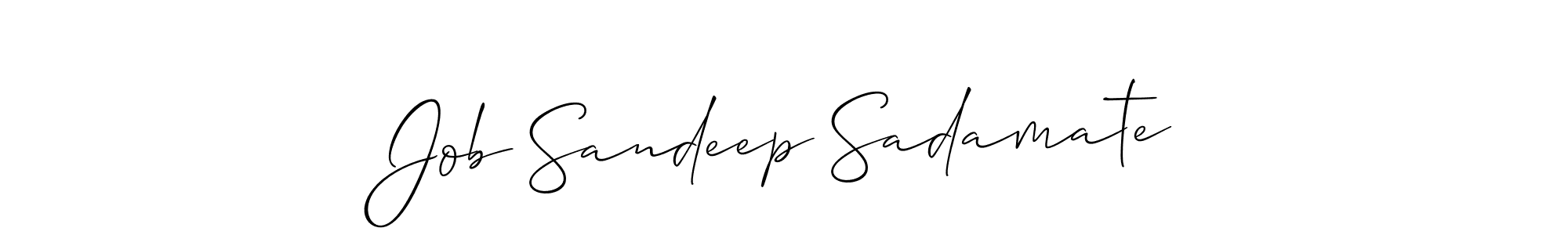 Best and Professional Signature Style for Job Sandeep Sadamate. Allison_Script Best Signature Style Collection. Job Sandeep Sadamate signature style 2 images and pictures png