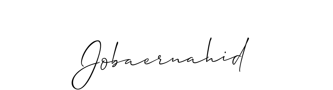 How to Draw Jobaernahid signature style? Allison_Script is a latest design signature styles for name Jobaernahid. Jobaernahid signature style 2 images and pictures png