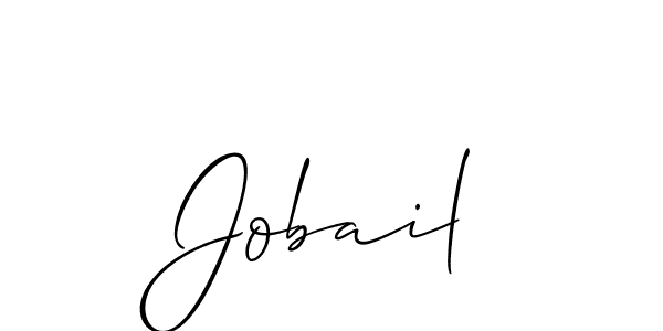 The best way (Allison_Script) to make a short signature is to pick only two or three words in your name. The name Jobail include a total of six letters. For converting this name. Jobail signature style 2 images and pictures png