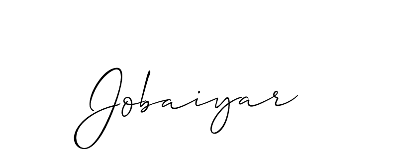 You should practise on your own different ways (Allison_Script) to write your name (Jobaiyar) in signature. don't let someone else do it for you. Jobaiyar signature style 2 images and pictures png