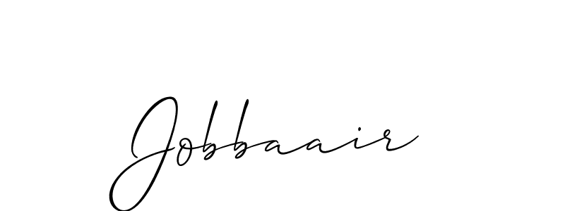 How to Draw Jobbaair signature style? Allison_Script is a latest design signature styles for name Jobbaair. Jobbaair signature style 2 images and pictures png