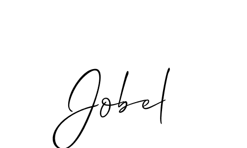 Jobel stylish signature style. Best Handwritten Sign (Allison_Script) for my name. Handwritten Signature Collection Ideas for my name Jobel. Jobel signature style 2 images and pictures png
