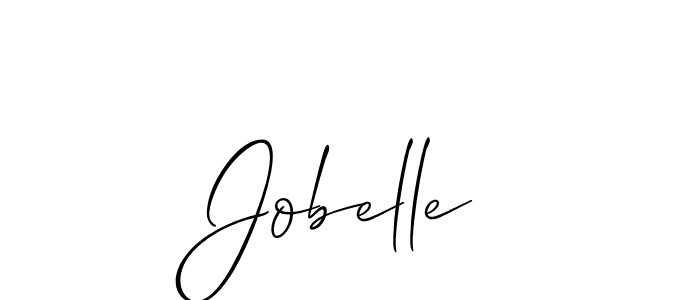 Best and Professional Signature Style for Jobelle. Allison_Script Best Signature Style Collection. Jobelle signature style 2 images and pictures png