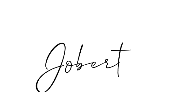 Best and Professional Signature Style for Jobert. Allison_Script Best Signature Style Collection. Jobert signature style 2 images and pictures png