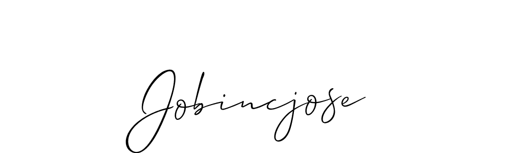 Jobincjose stylish signature style. Best Handwritten Sign (Allison_Script) for my name. Handwritten Signature Collection Ideas for my name Jobincjose. Jobincjose signature style 2 images and pictures png