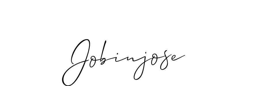 Make a beautiful signature design for name Jobinjose. With this signature (Allison_Script) style, you can create a handwritten signature for free. Jobinjose signature style 2 images and pictures png