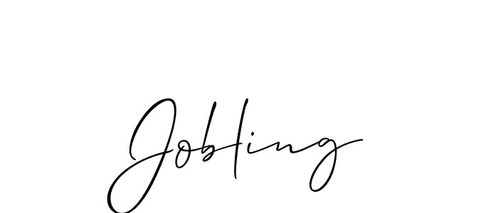 Make a beautiful signature design for name Jobling. Use this online signature maker to create a handwritten signature for free. Jobling signature style 2 images and pictures png