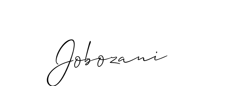 How to make Jobozani name signature. Use Allison_Script style for creating short signs online. This is the latest handwritten sign. Jobozani signature style 2 images and pictures png