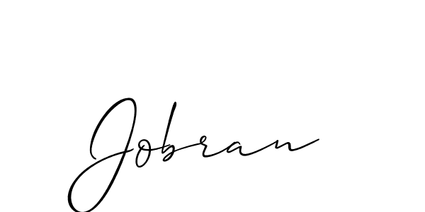 Jobran stylish signature style. Best Handwritten Sign (Allison_Script) for my name. Handwritten Signature Collection Ideas for my name Jobran. Jobran signature style 2 images and pictures png