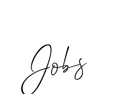 The best way (Allison_Script) to make a short signature is to pick only two or three words in your name. The name Jobs include a total of six letters. For converting this name. Jobs signature style 2 images and pictures png