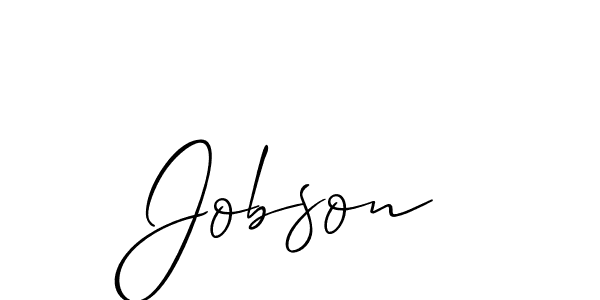 if you are searching for the best signature style for your name Jobson. so please give up your signature search. here we have designed multiple signature styles  using Allison_Script. Jobson signature style 2 images and pictures png