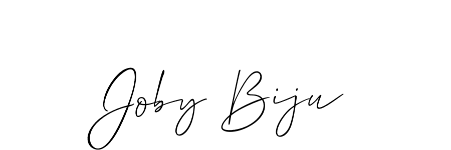 Best and Professional Signature Style for Joby Biju. Allison_Script Best Signature Style Collection. Joby Biju signature style 2 images and pictures png