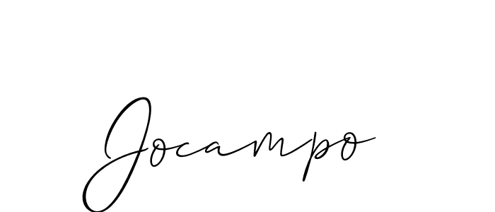 Once you've used our free online signature maker to create your best signature Allison_Script style, it's time to enjoy all of the benefits that Jocampo name signing documents. Jocampo signature style 2 images and pictures png