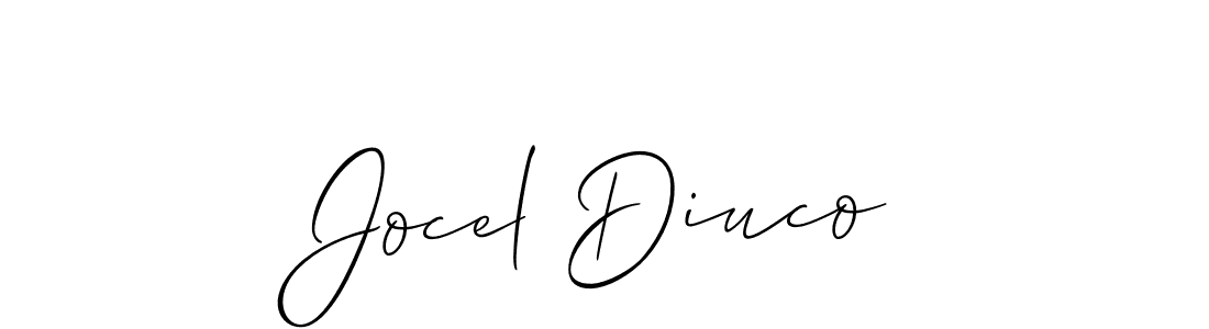 You can use this online signature creator to create a handwritten signature for the name Jocel Diuco. This is the best online autograph maker. Jocel Diuco signature style 2 images and pictures png