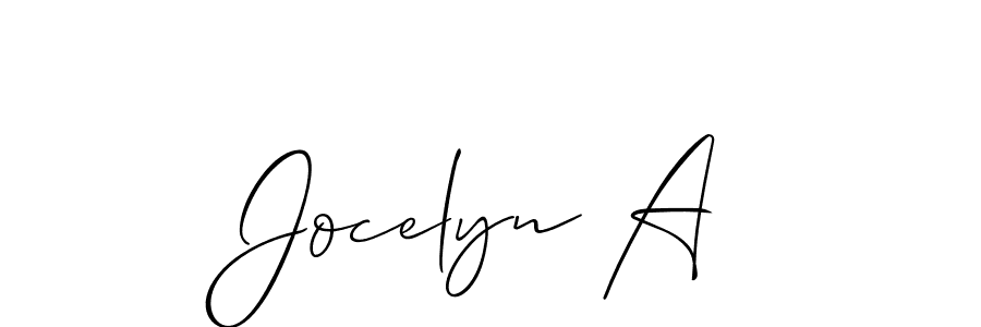 You can use this online signature creator to create a handwritten signature for the name Jocelyn A. This is the best online autograph maker. Jocelyn A signature style 2 images and pictures png