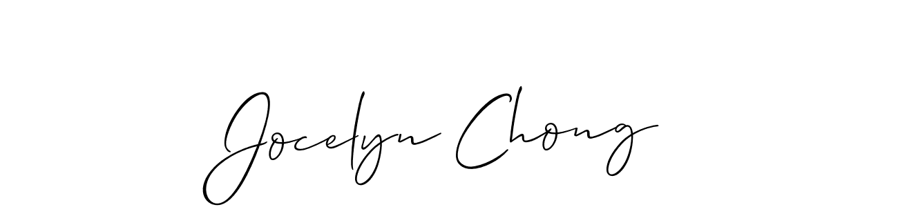 Similarly Allison_Script is the best handwritten signature design. Signature creator online .You can use it as an online autograph creator for name Jocelyn Chong. Jocelyn Chong signature style 2 images and pictures png