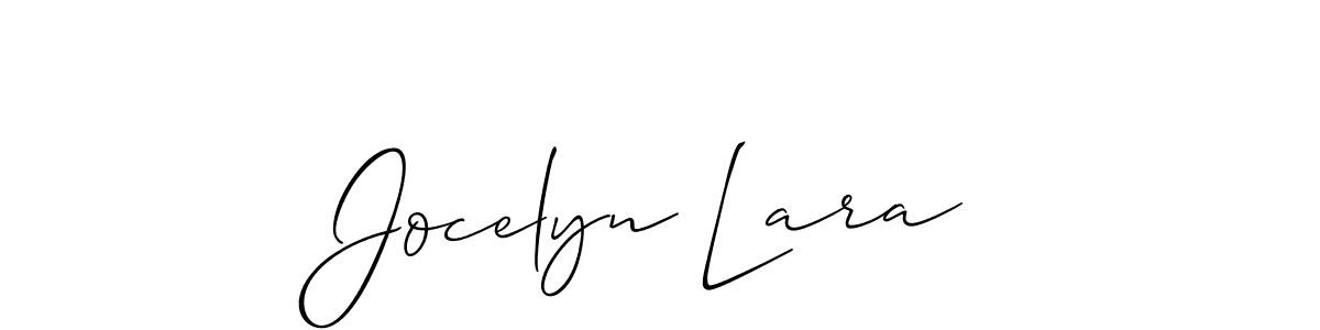 Similarly Allison_Script is the best handwritten signature design. Signature creator online .You can use it as an online autograph creator for name Jocelyn Lara. Jocelyn Lara signature style 2 images and pictures png