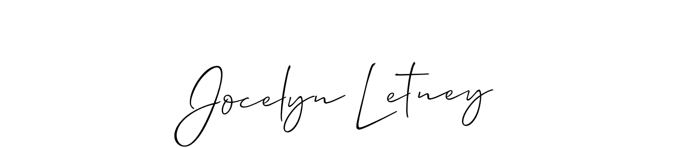 Also You can easily find your signature by using the search form. We will create Jocelyn Letney name handwritten signature images for you free of cost using Allison_Script sign style. Jocelyn Letney signature style 2 images and pictures png