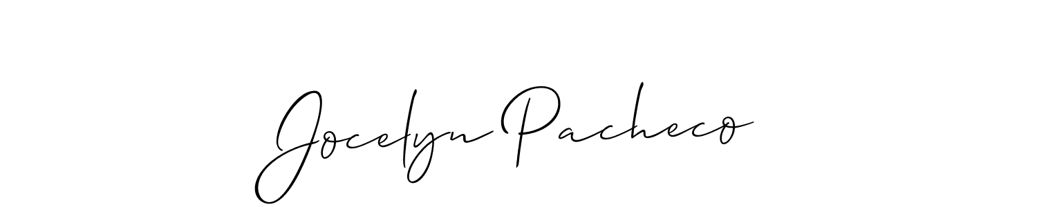 Here are the top 10 professional signature styles for the name Jocelyn Pacheco. These are the best autograph styles you can use for your name. Jocelyn Pacheco signature style 2 images and pictures png