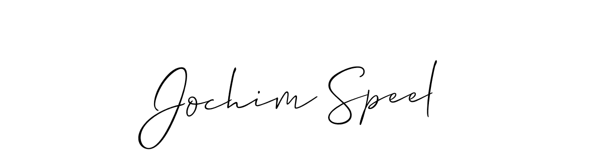 Similarly Allison_Script is the best handwritten signature design. Signature creator online .You can use it as an online autograph creator for name Jochim Speel. Jochim Speel signature style 2 images and pictures png