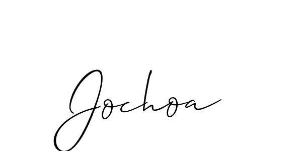 Create a beautiful signature design for name Jochoa. With this signature (Allison_Script) fonts, you can make a handwritten signature for free. Jochoa signature style 2 images and pictures png
