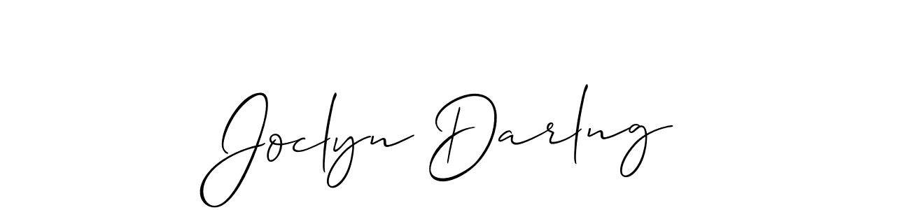 Once you've used our free online signature maker to create your best signature Allison_Script style, it's time to enjoy all of the benefits that Joclyn Darlng name signing documents. Joclyn Darlng signature style 2 images and pictures png