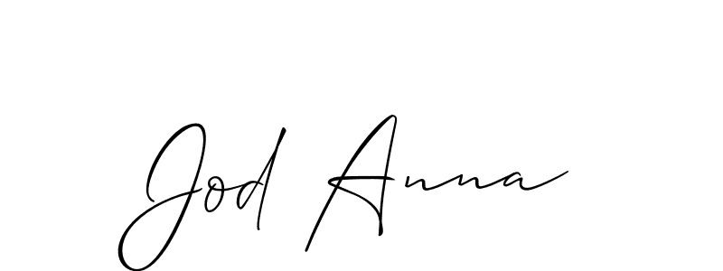 You can use this online signature creator to create a handwritten signature for the name Jod Anna. This is the best online autograph maker. Jod Anna signature style 2 images and pictures png