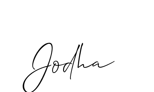 Allison_Script is a professional signature style that is perfect for those who want to add a touch of class to their signature. It is also a great choice for those who want to make their signature more unique. Get Jodha name to fancy signature for free. Jodha signature style 2 images and pictures png