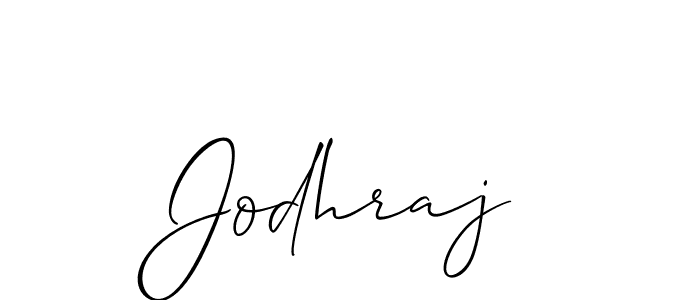 Make a short Jodhraj signature style. Manage your documents anywhere anytime using Allison_Script. Create and add eSignatures, submit forms, share and send files easily. Jodhraj signature style 2 images and pictures png