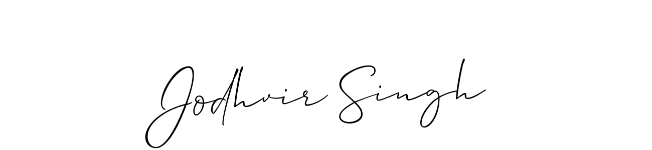 This is the best signature style for the Jodhvir Singh name. Also you like these signature font (Allison_Script). Mix name signature. Jodhvir Singh signature style 2 images and pictures png