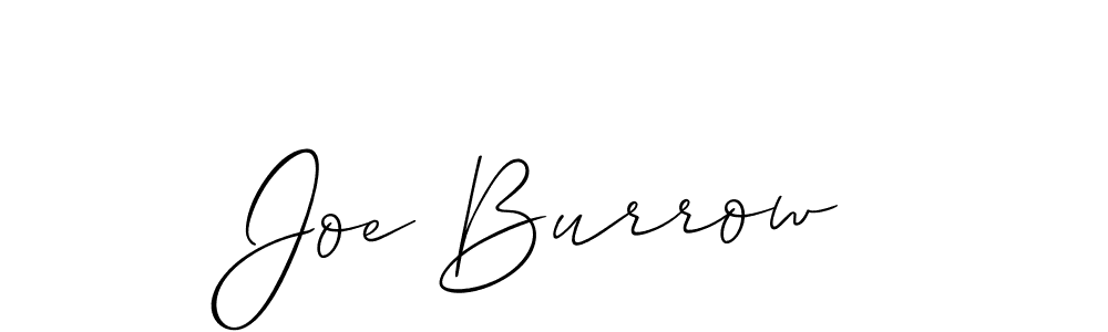 How to make Joe Burrow signature? Allison_Script is a professional autograph style. Create handwritten signature for Joe Burrow name. Joe Burrow signature style 2 images and pictures png