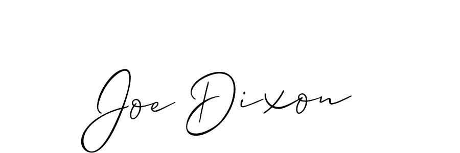 Use a signature maker to create a handwritten signature online. With this signature software, you can design (Allison_Script) your own signature for name Joe Dixon. Joe Dixon signature style 2 images and pictures png