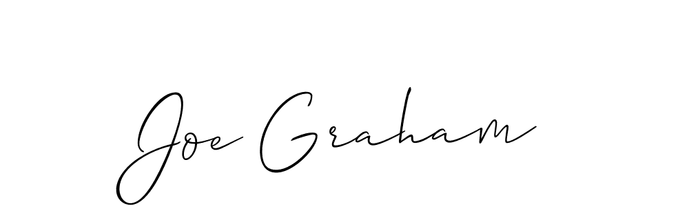Use a signature maker to create a handwritten signature online. With this signature software, you can design (Allison_Script) your own signature for name Joe Graham. Joe Graham signature style 2 images and pictures png