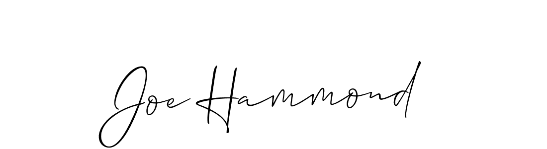 Also we have Joe Hammond name is the best signature style. Create professional handwritten signature collection using Allison_Script autograph style. Joe Hammond signature style 2 images and pictures png