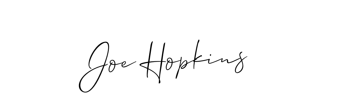 Allison_Script is a professional signature style that is perfect for those who want to add a touch of class to their signature. It is also a great choice for those who want to make their signature more unique. Get Joe Hopkins name to fancy signature for free. Joe Hopkins signature style 2 images and pictures png