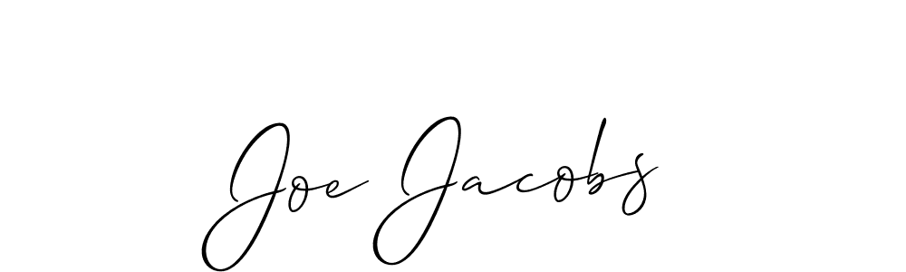 How to Draw Joe Jacobs signature style? Allison_Script is a latest design signature styles for name Joe Jacobs. Joe Jacobs signature style 2 images and pictures png