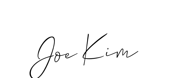 See photos of Joe Kim official signature by Spectra . Check more albums & portfolios. Read reviews & check more about Allison_Script font. Joe Kim signature style 2 images and pictures png