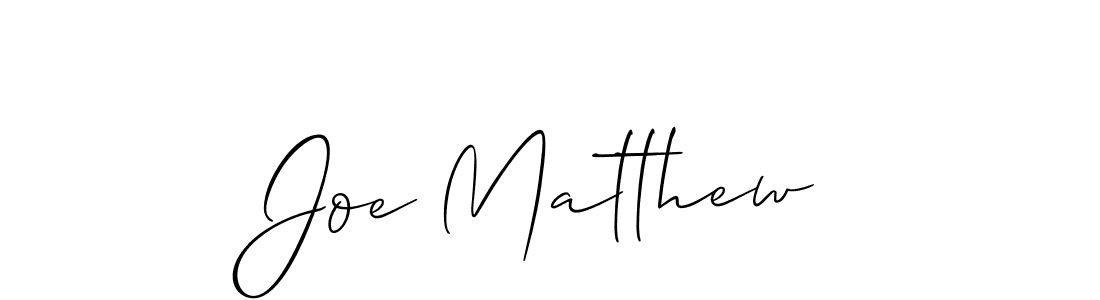 Create a beautiful signature design for name Joe Matthew. With this signature (Allison_Script) fonts, you can make a handwritten signature for free. Joe Matthew signature style 2 images and pictures png