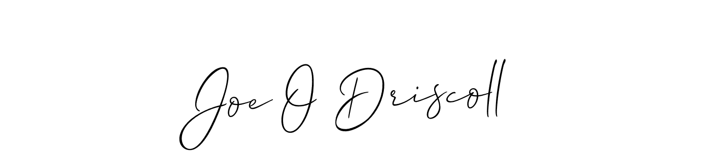 Also we have Joe O Driscoll name is the best signature style. Create professional handwritten signature collection using Allison_Script autograph style. Joe O Driscoll signature style 2 images and pictures png
