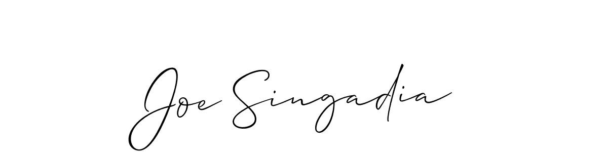 See photos of Joe Singadia official signature by Spectra . Check more albums & portfolios. Read reviews & check more about Allison_Script font. Joe Singadia signature style 2 images and pictures png