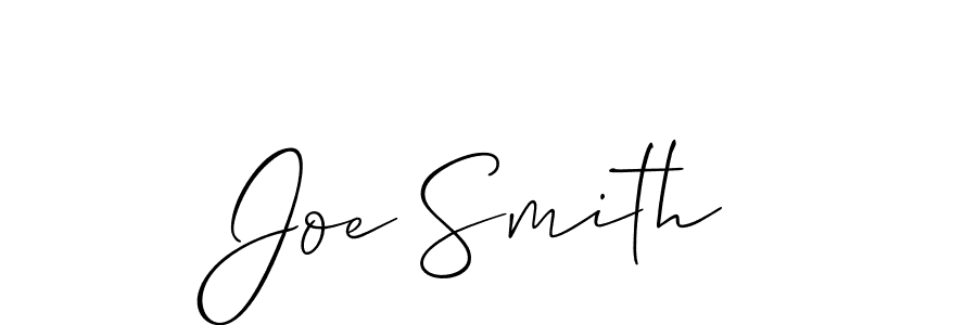 How to make Joe Smith signature? Allison_Script is a professional autograph style. Create handwritten signature for Joe Smith name. Joe Smith signature style 2 images and pictures png