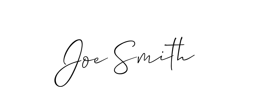 How to make Joe Smith signature? Allison_Script is a professional autograph style. Create handwritten signature for Joe Smith name. Joe Smith signature style 2 images and pictures png