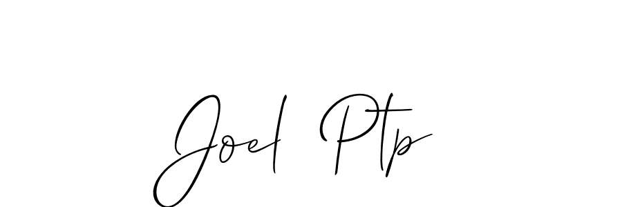 Also You can easily find your signature by using the search form. We will create Joel  Ptp name handwritten signature images for you free of cost using Allison_Script sign style. Joel  Ptp signature style 2 images and pictures png