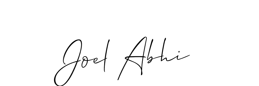 Similarly Allison_Script is the best handwritten signature design. Signature creator online .You can use it as an online autograph creator for name Joel Abhi. Joel Abhi signature style 2 images and pictures png