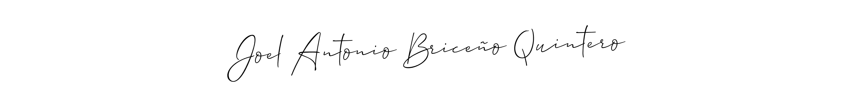 How to make Joel Antonio Briceño Quintero signature? Allison_Script is a professional autograph style. Create handwritten signature for Joel Antonio Briceño Quintero name. Joel Antonio Briceño Quintero signature style 2 images and pictures png