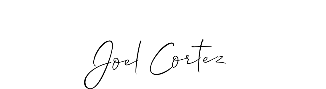 Also we have Joel Cortez name is the best signature style. Create professional handwritten signature collection using Allison_Script autograph style. Joel Cortez signature style 2 images and pictures png