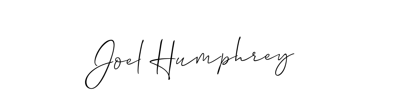 It looks lik you need a new signature style for name Joel Humphrey. Design unique handwritten (Allison_Script) signature with our free signature maker in just a few clicks. Joel Humphrey signature style 2 images and pictures png